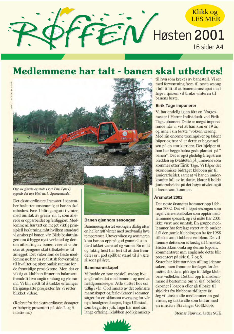 Røffen Høsten 2001