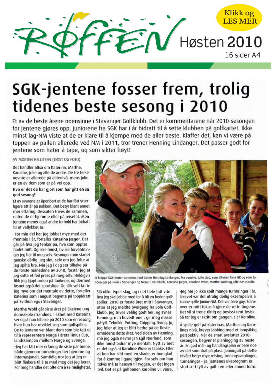 Røffen Høsten 2010